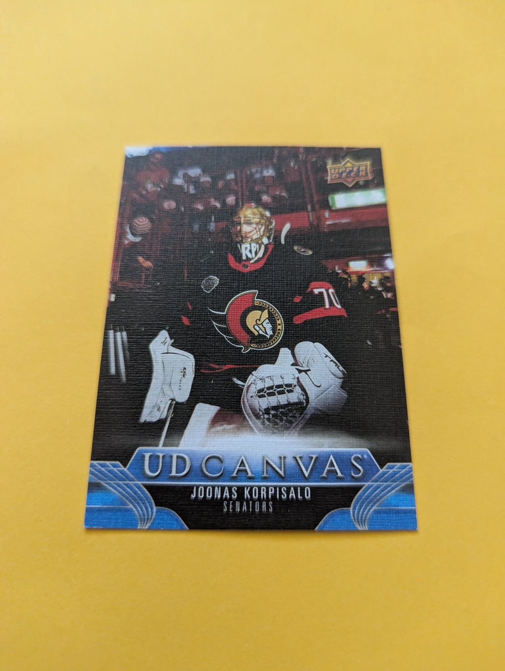 Joonas Korpisalo 23-24 Upper Deck UD Canvas Card