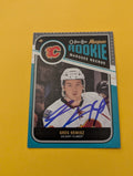 Greg Nemisz Signed Calgary Flames Rookie Card