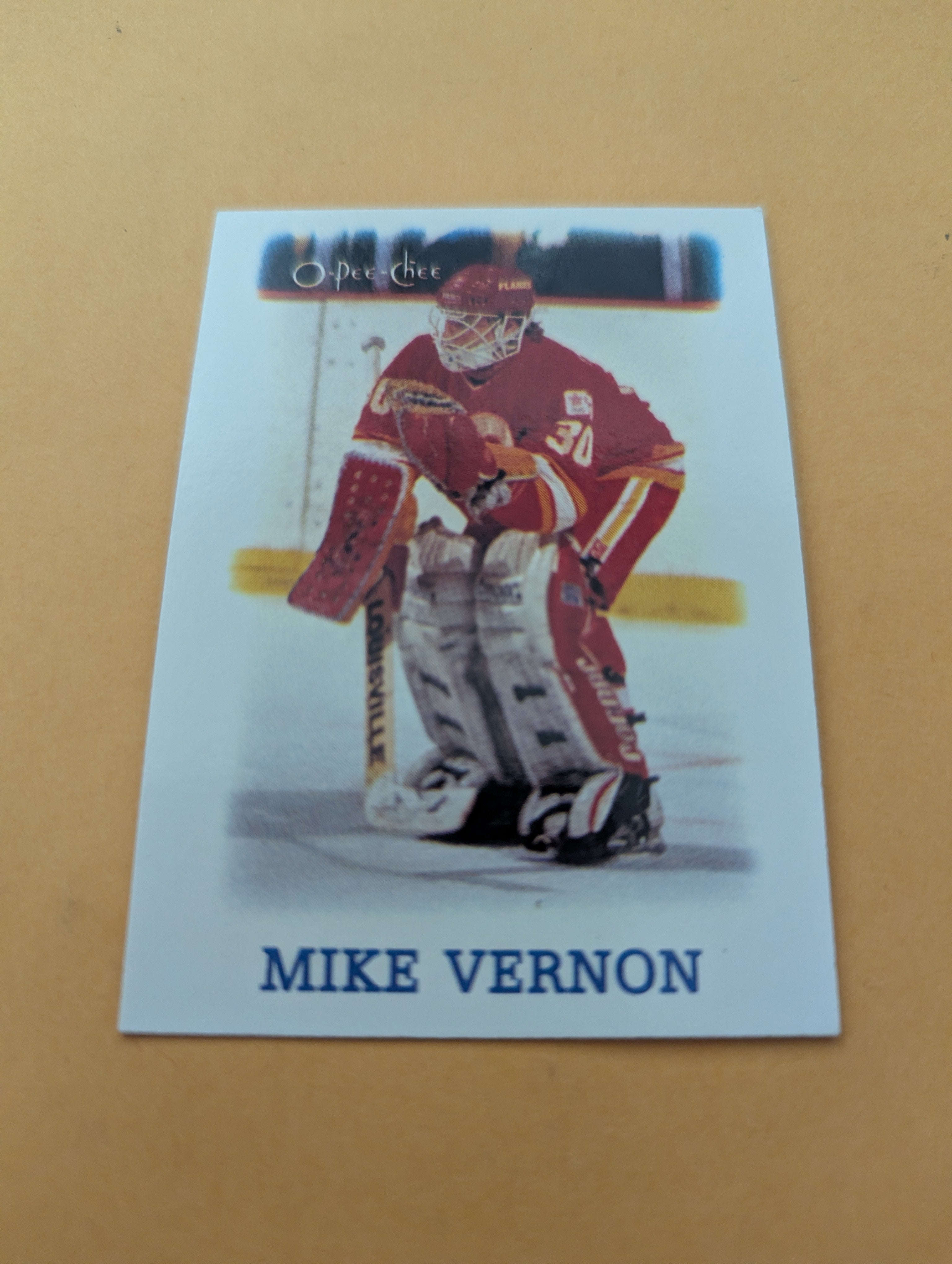 Mike Vernon 88-89 OPC Mini Card
