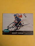 Benoit Hogue Signed New York Islanders Card B