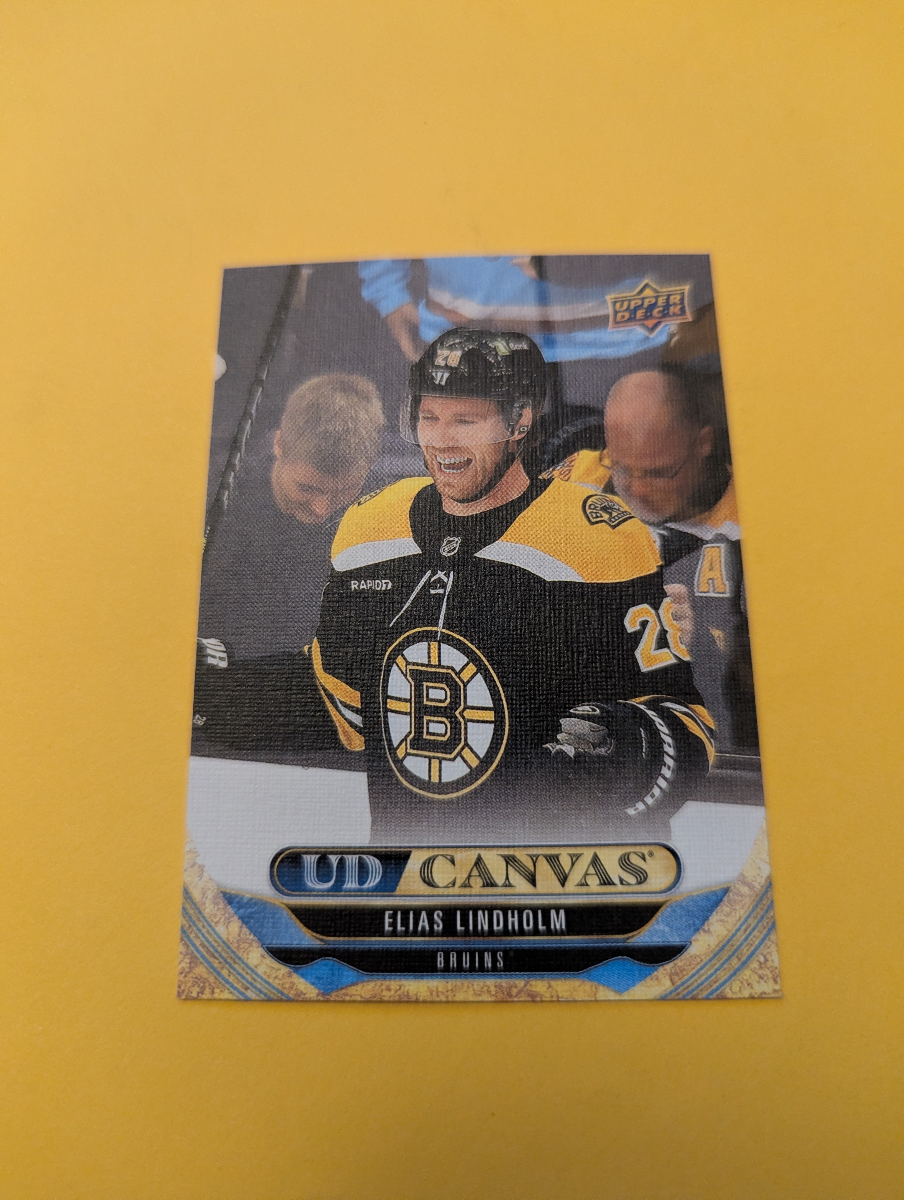 Elias Lindholm 24-25 Upper Deck UD Canvas Card