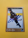 Lukas Krajicek Signed Vancouver Canucks Card A