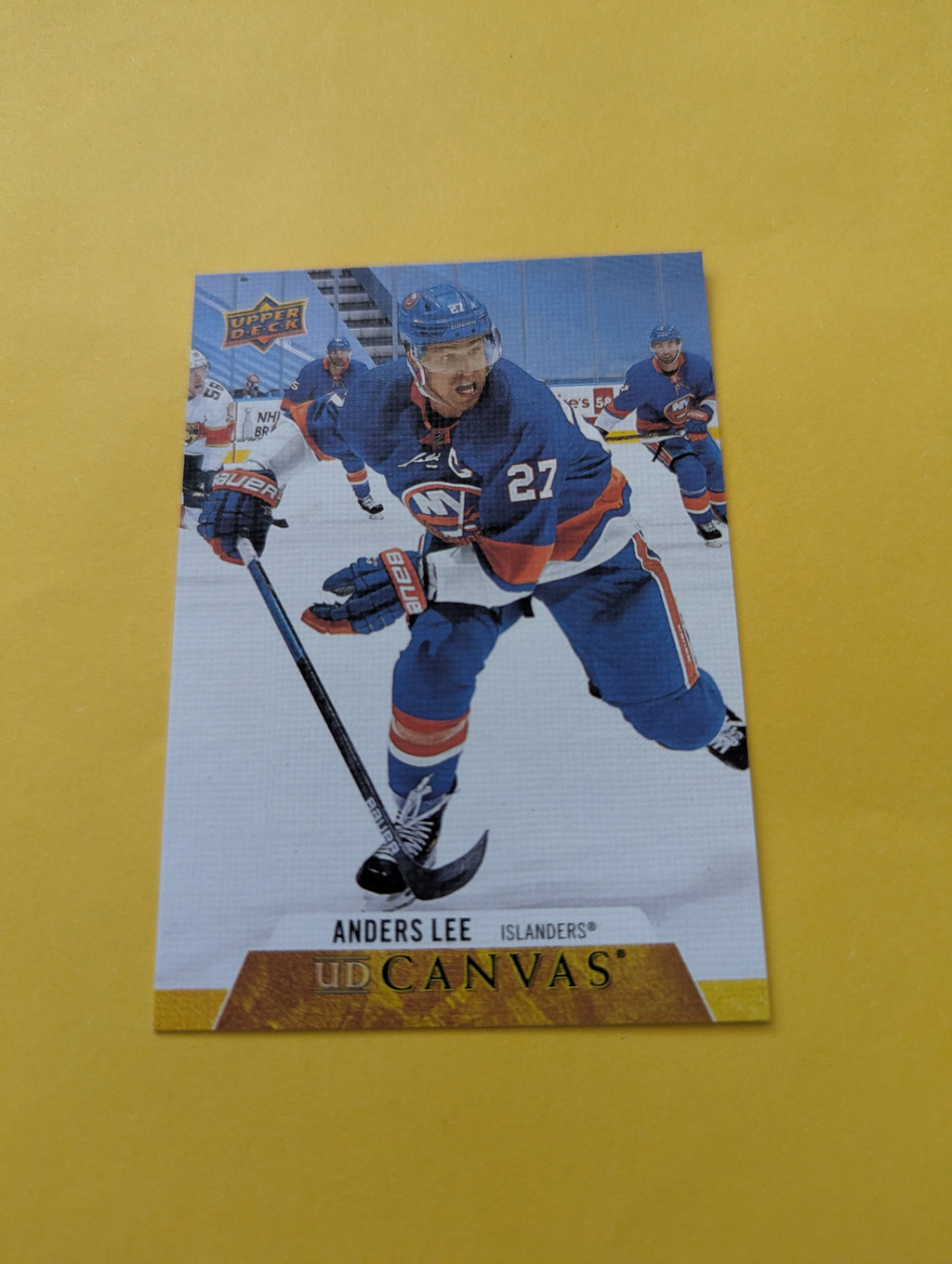 Anders Lee 20-21 Upper Deck UD Canvas Card