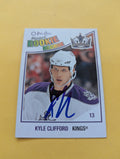 Kyle Clifford Signed Los Angeles Kings Rookie Card