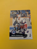 Mark Osborne Signed Winnipeg Jets Card
