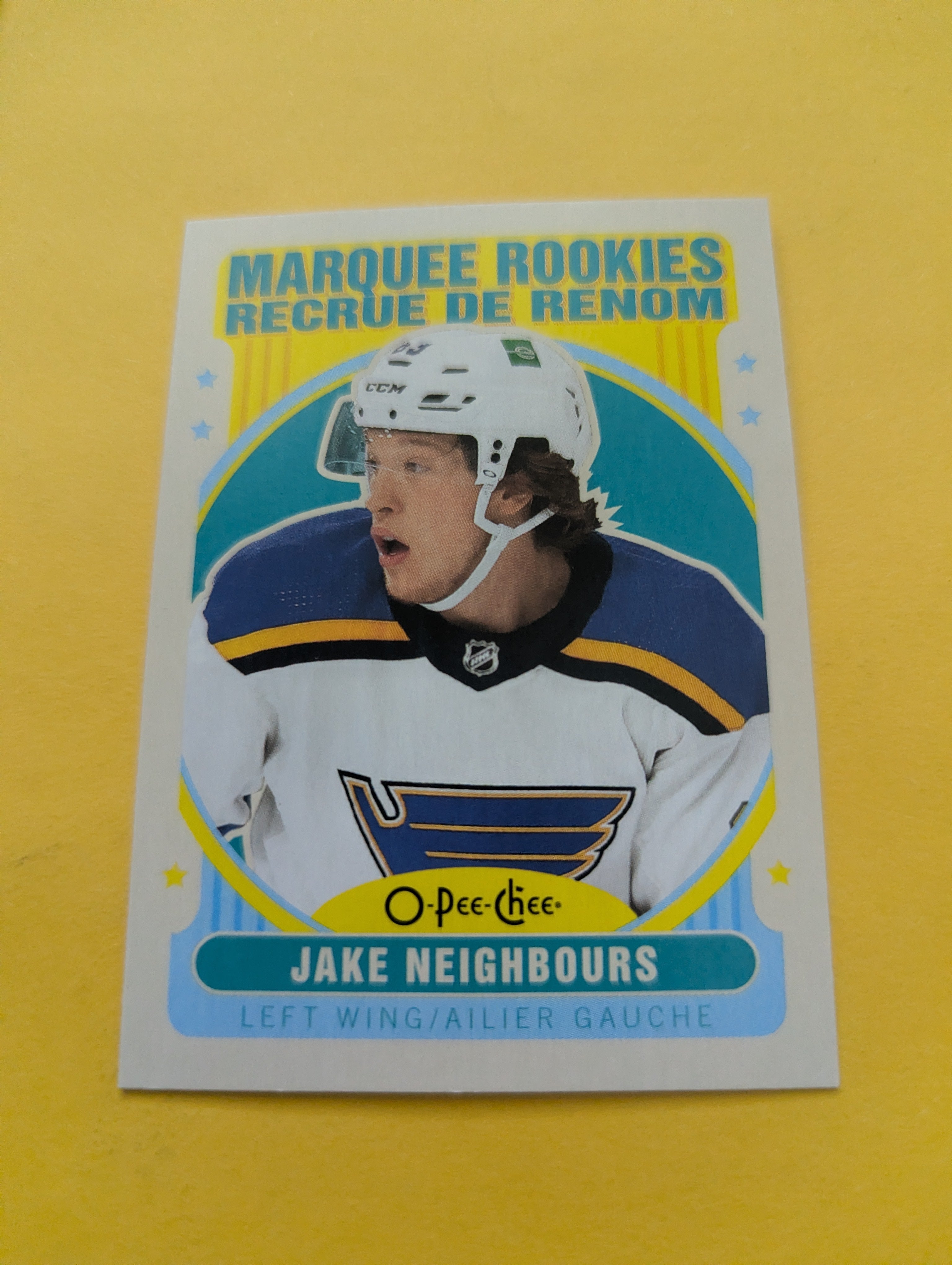 Jake Neighbours 21-22 OPC Retro Rookie Card