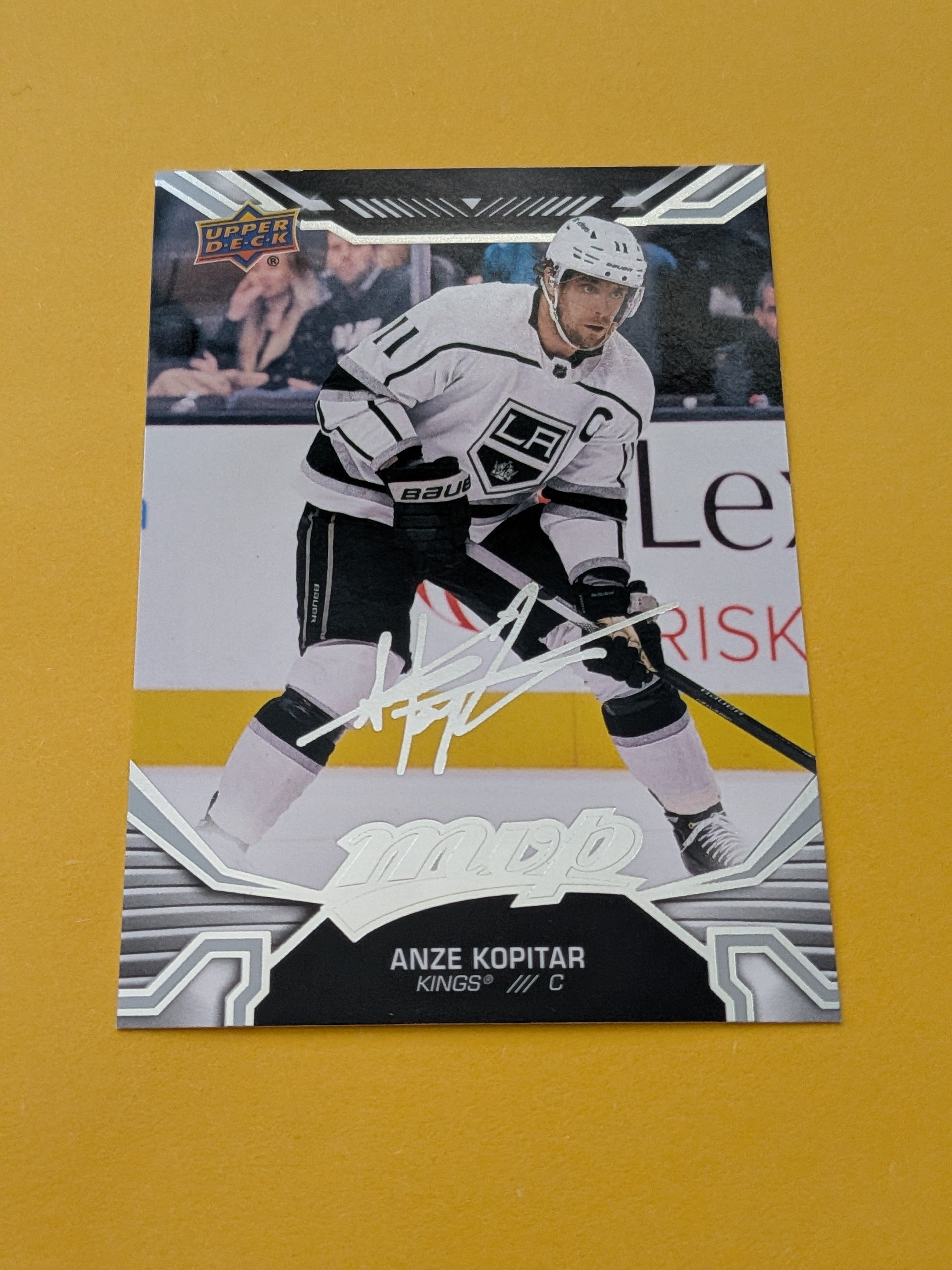 Anze Kopitar 22-23 UD MVP Silver Script Card