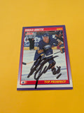 Donald Audette Signed Buffalo Sabres Card H
