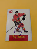 Tim Jackman Signed Calgary Flames Card