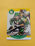 Stewart Gavin Signed Minnesota North Stars Card F
