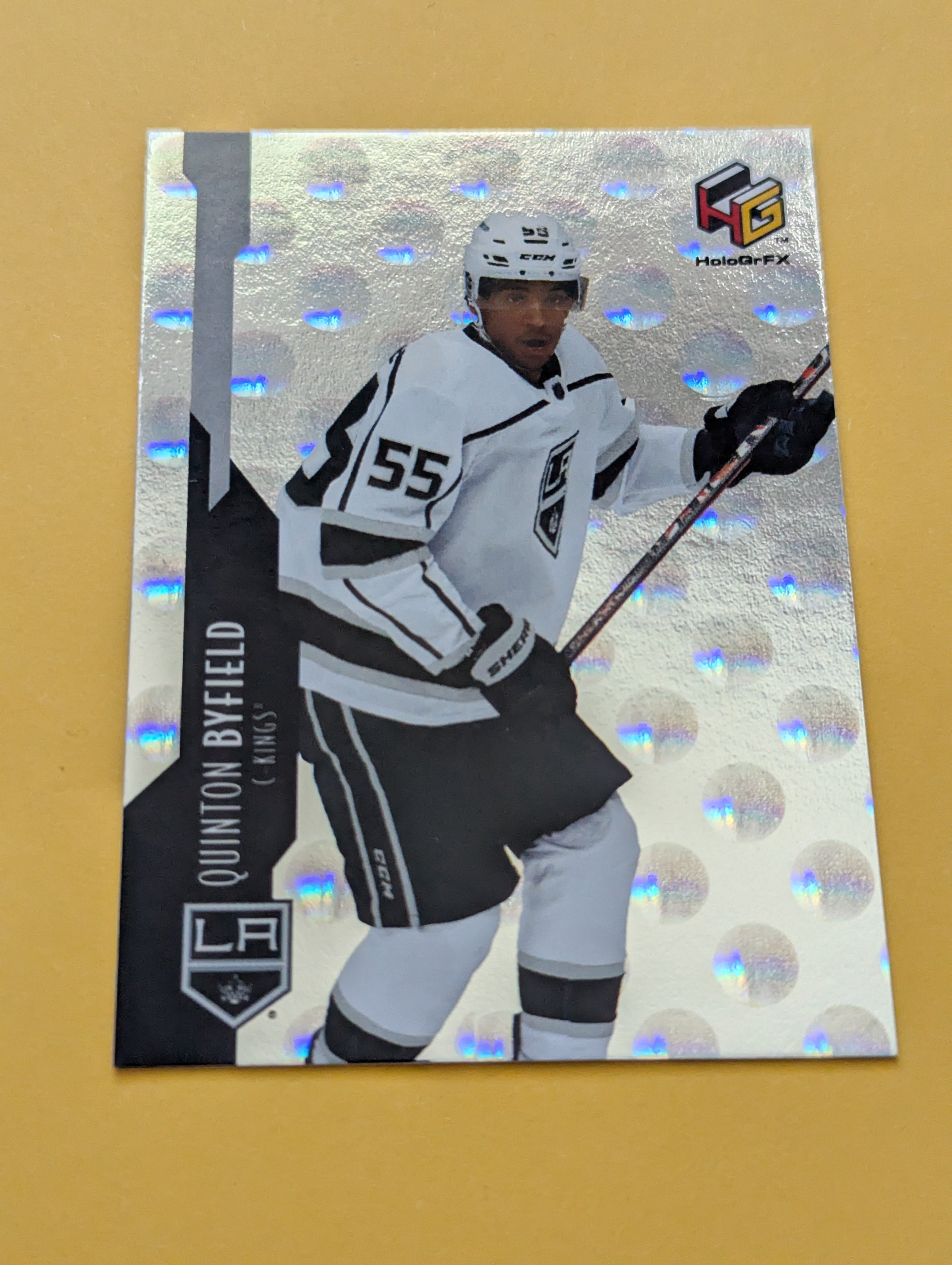 Quinton Byfield 21-22 Upper Deck HoloGrFx Card