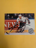 Benoit Hogue Signed New York Islanders Card D