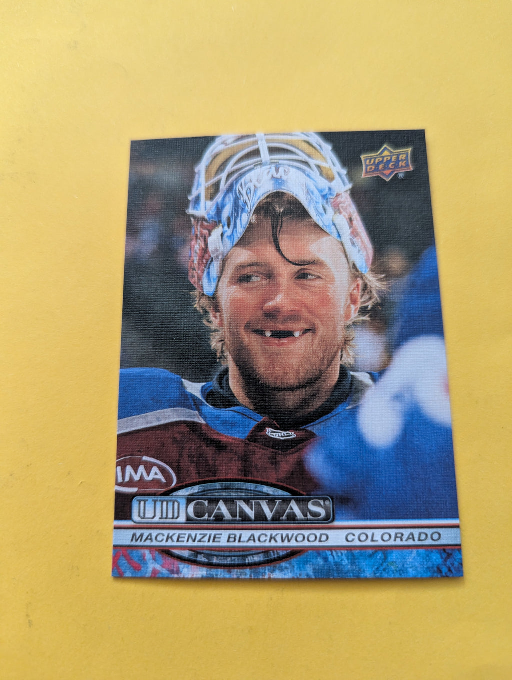 Mackenzie Blackwood 25-26 Upper Deck UD Canvas Card