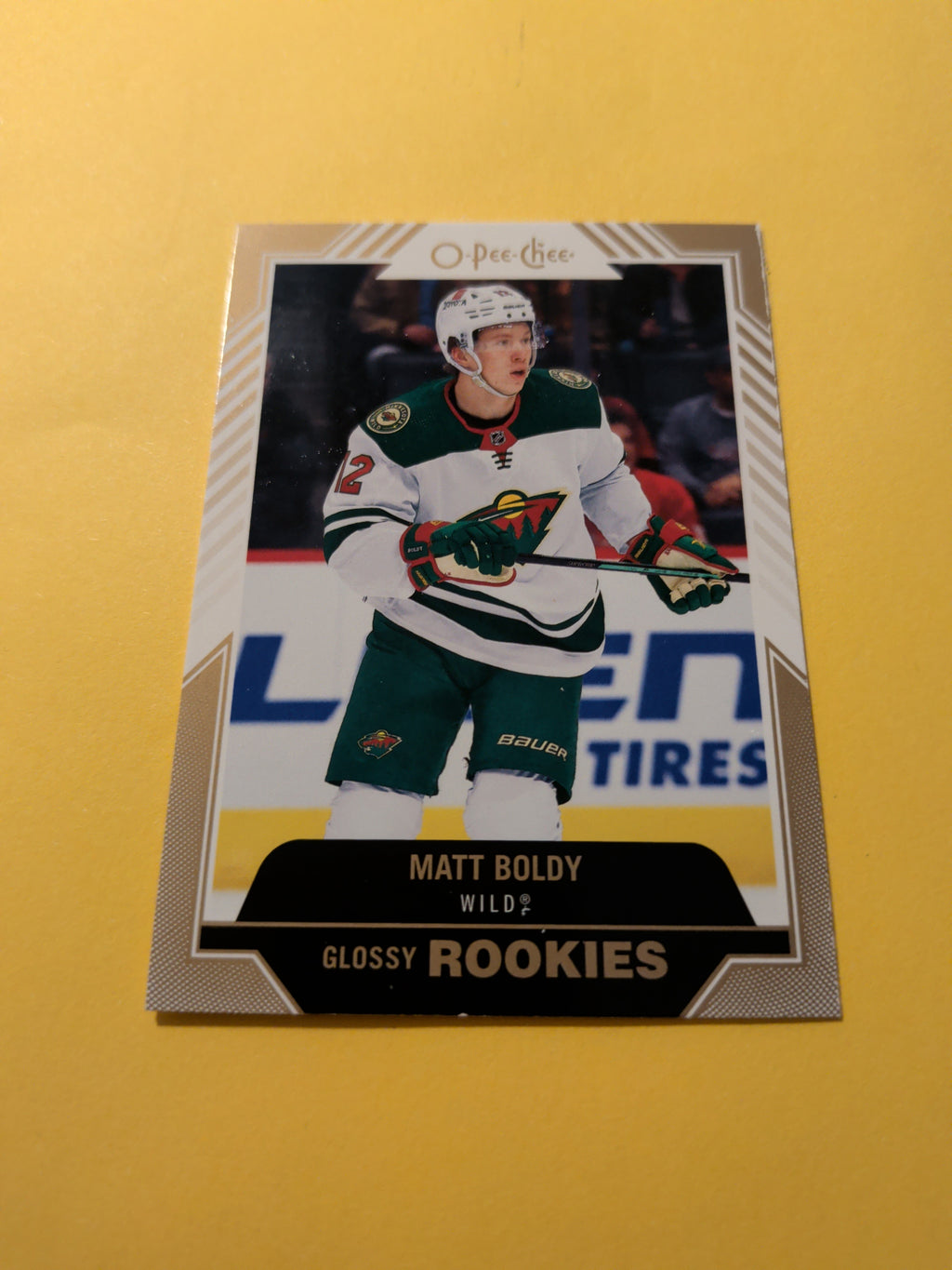 Matt Boldy 22-23 Upper Deck OPC Glossy Gold Card