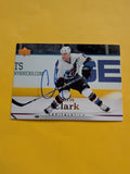 Chris Clark Signed Washington Capitals Card A