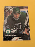 John Cullen Signed Hartford Whalers Card