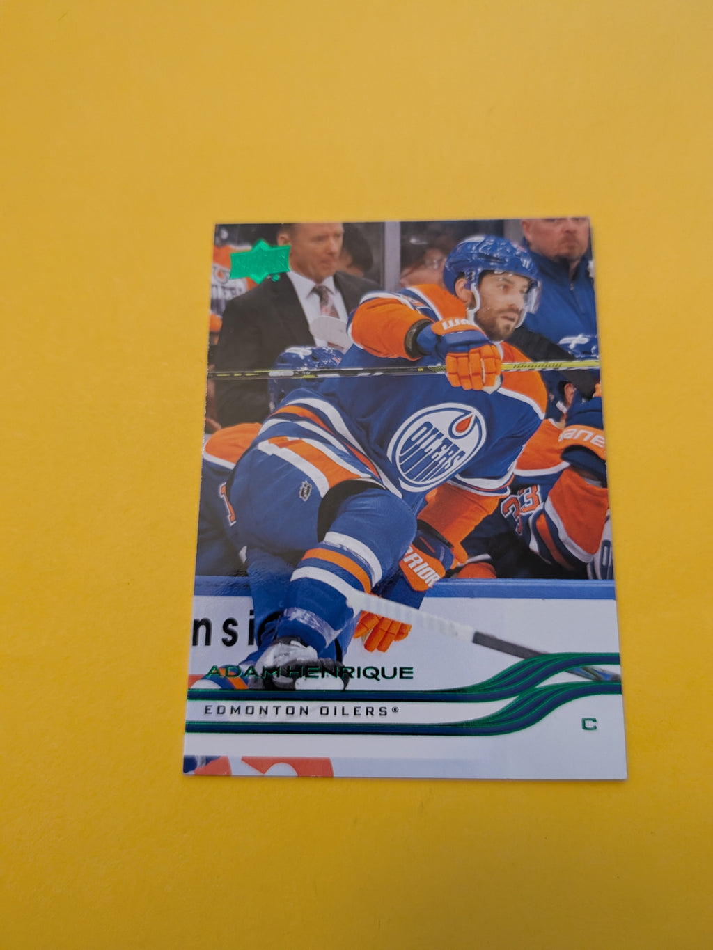 Adam Henrique 25-26 Upper Deck Green Holiday Card