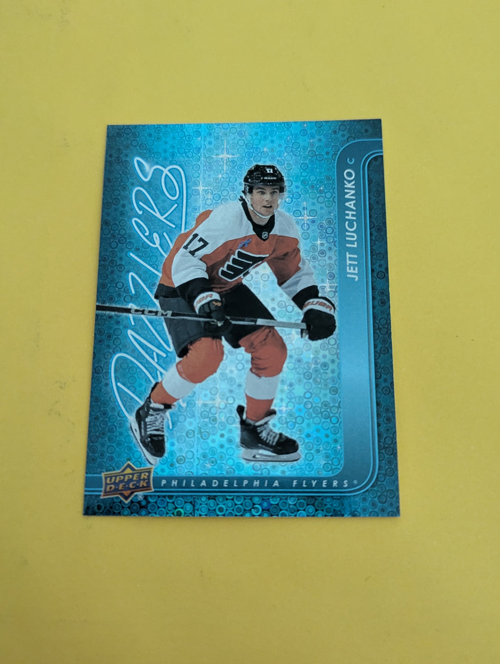 Jett Luchanko 24-25 Upper Deck Dazzlers Blue Card