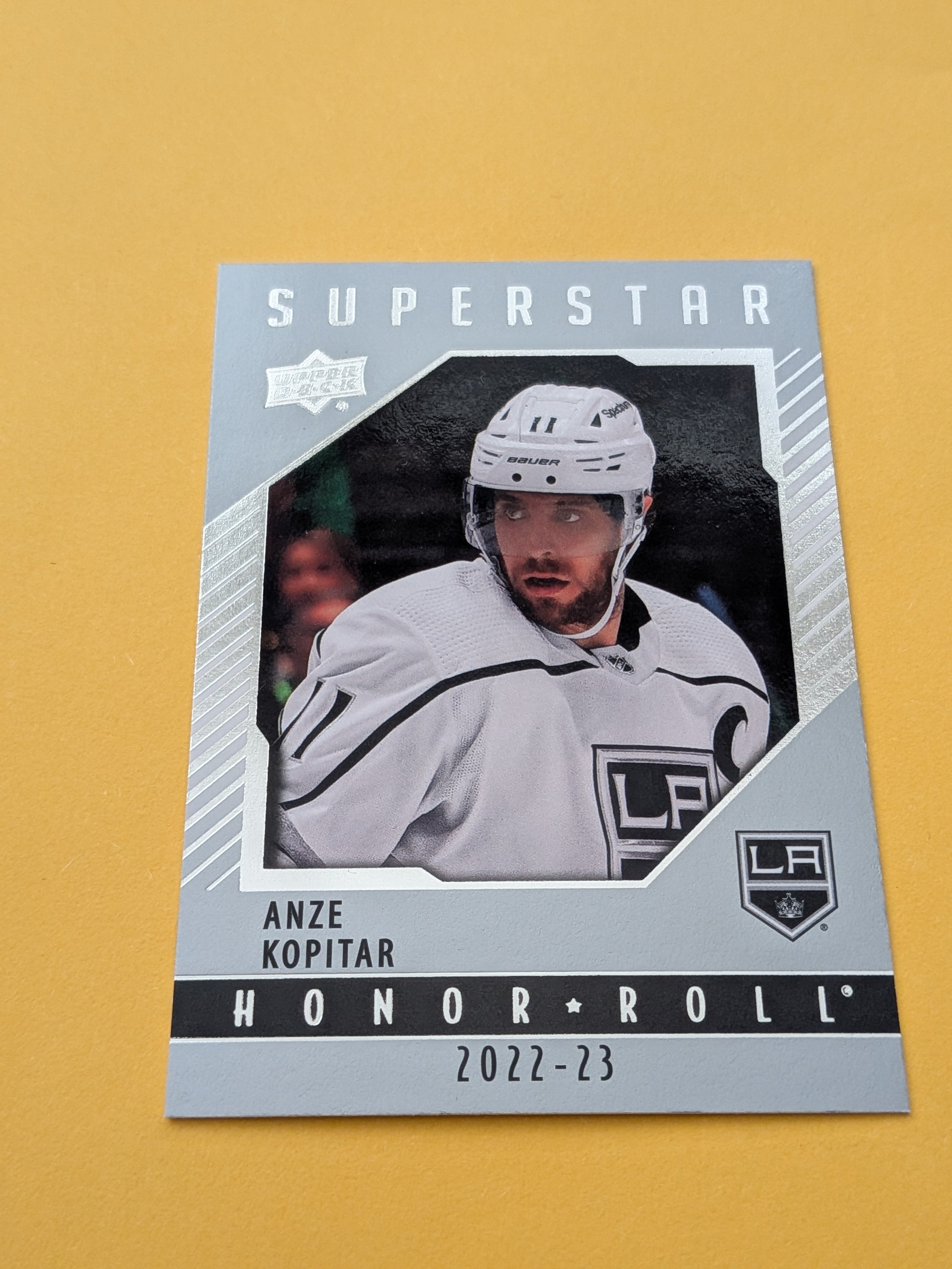 Anze Kopitar 22-23 Upper Deck Honor Roll Superstar Card