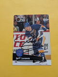 Jeff Brown Signed St. Louis Blues Card D