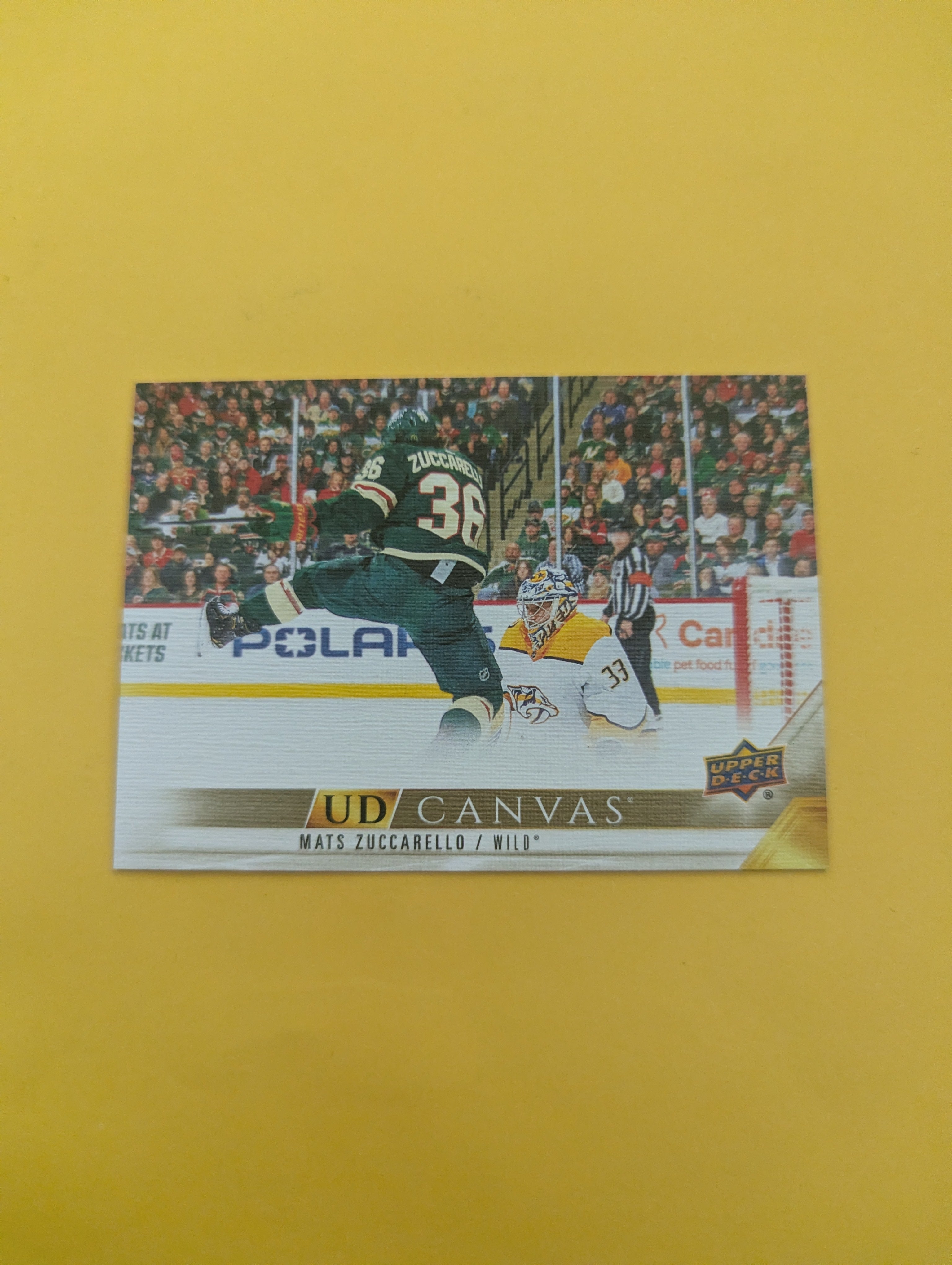 Mats Zuccarello 22-23 Upper Deck UD Canvas Card