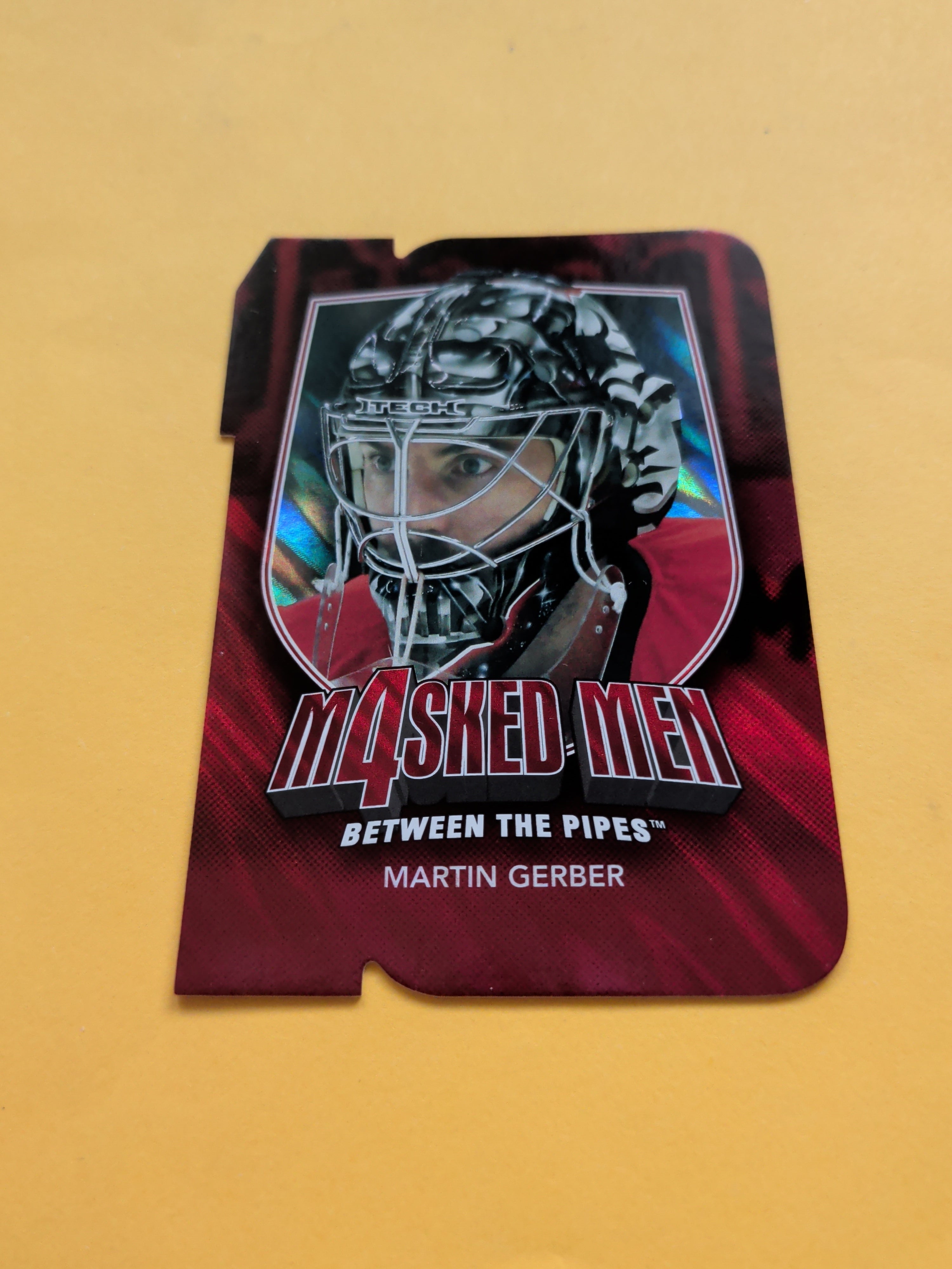 Martin Gerber 11-12 ITG Between The Pipes Masked Men Card