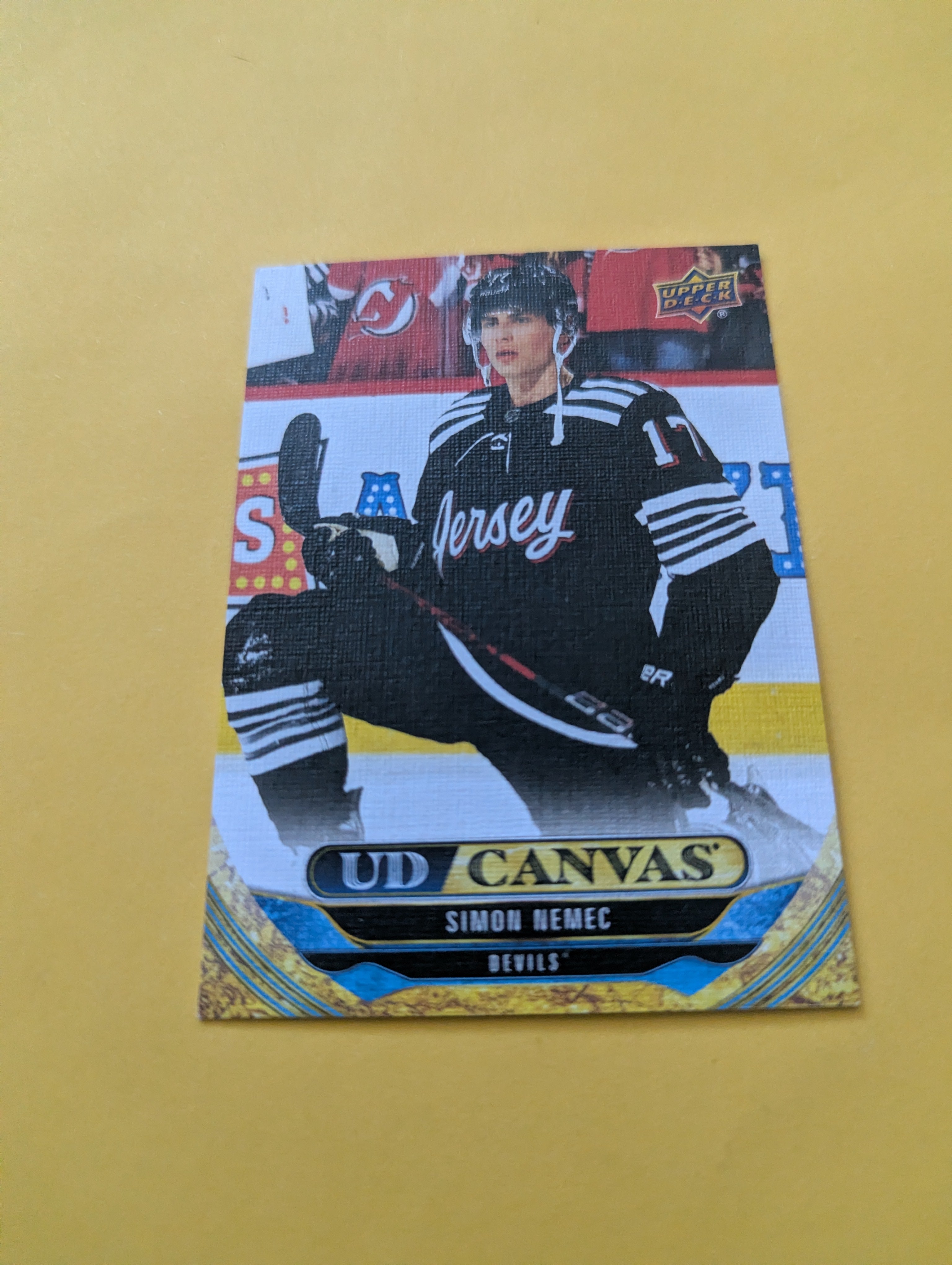 Simon Nemec 24-25 Upper Deck UD Canvas Card