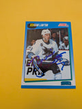 Brian Lawton Signed San Jose Sharks Card A