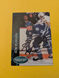 Rob Pearson Signed Toronto Maple Leafs Card