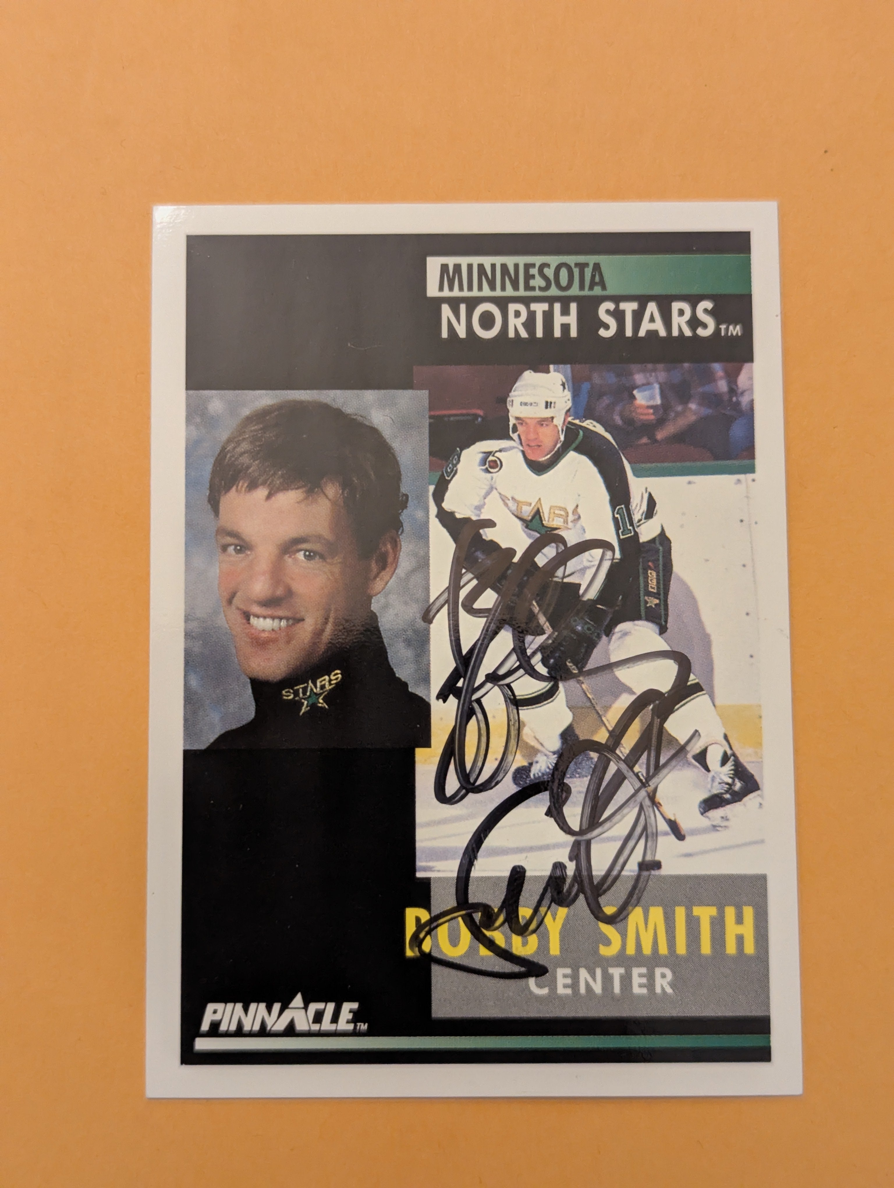 Bobby Smith Signed Minnesota North Stars Card