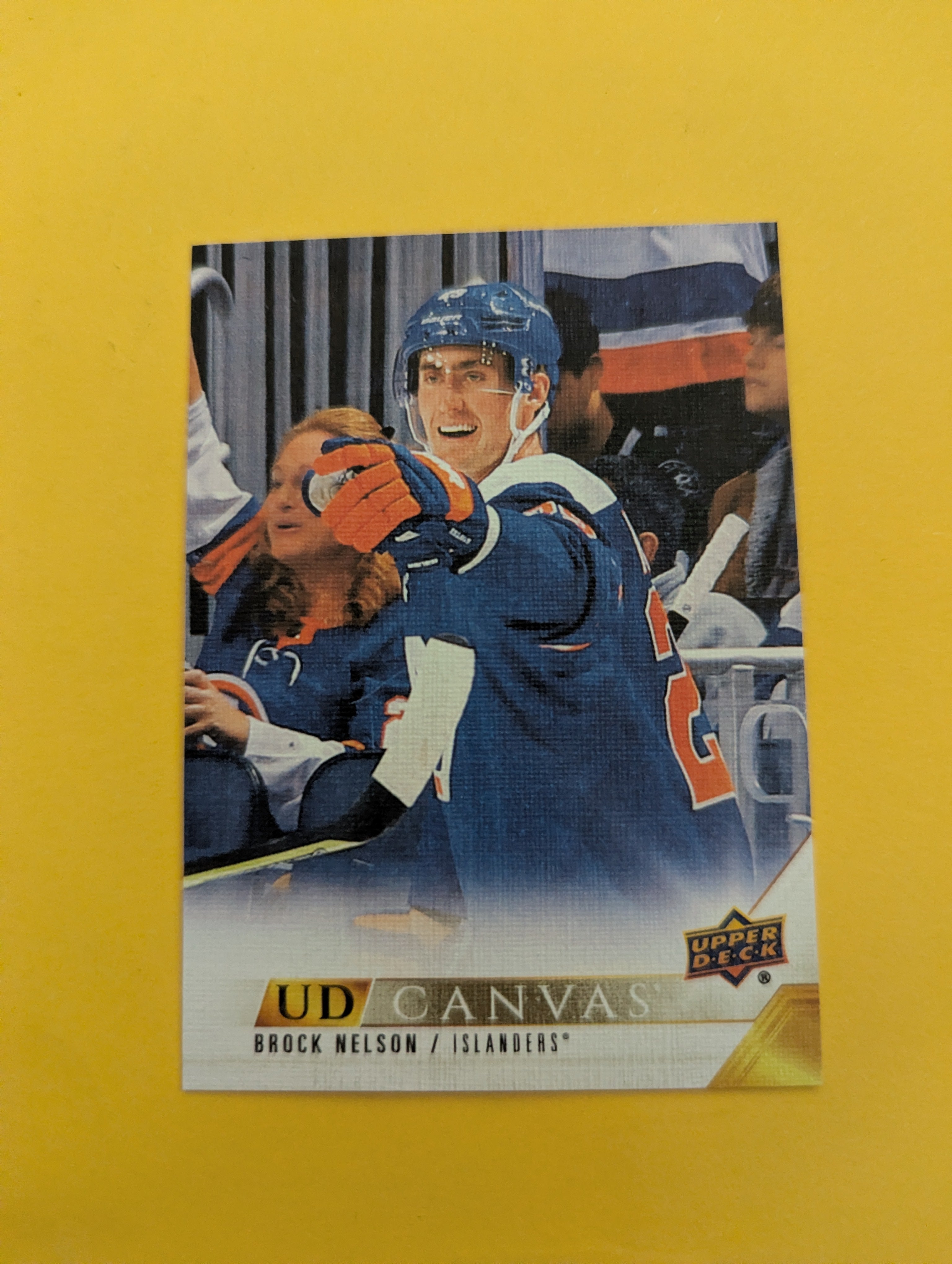 Brock Nelson 22-23 Upper Deck UD Canvas Card