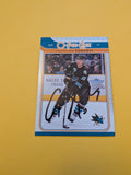 Christian Ehrhoff Signed San Jose Sharks Card E