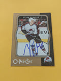 Tyler Arnason Signed Colorado Avalanche Card