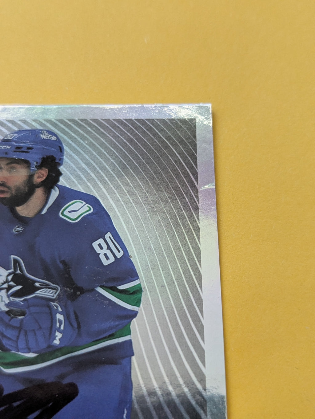 Arshdeep Bains Signed Vancouver Canucks Card