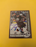 Taylor Pyatt Signed Buffalo Sabres Card