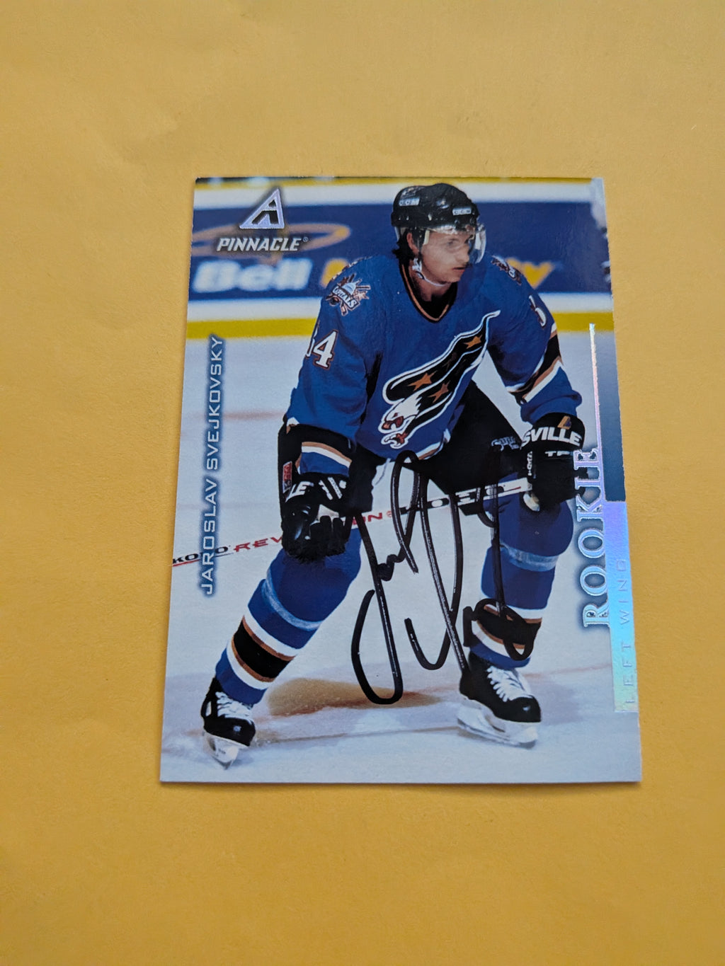 Jaroslav Svejkovsky Signed Washington Capitals Card B