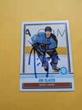 Jim Slater Signed Atlanta Thrashers Card E