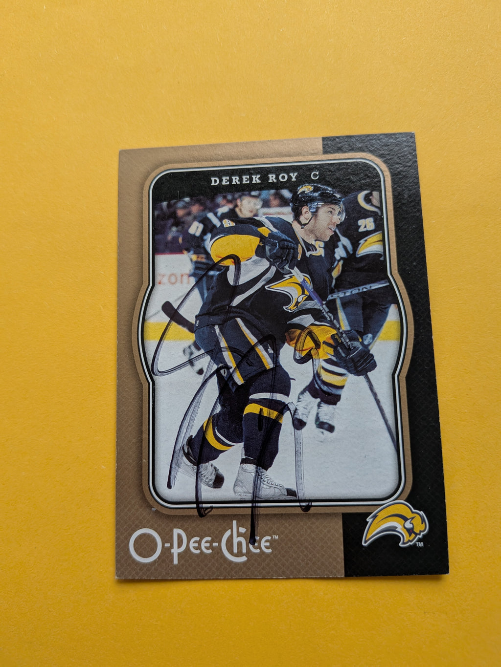 Derek Roy Signed Buffalo Sabres Card A