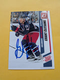 Grant Clitsome Signed Columbus Blue Jackets Rookie Card A