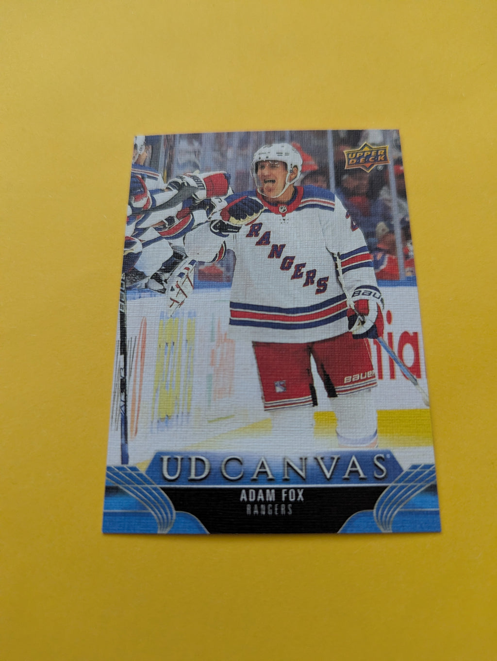 Adam Fox 23-24 Upper Deck UD Canvas Card
