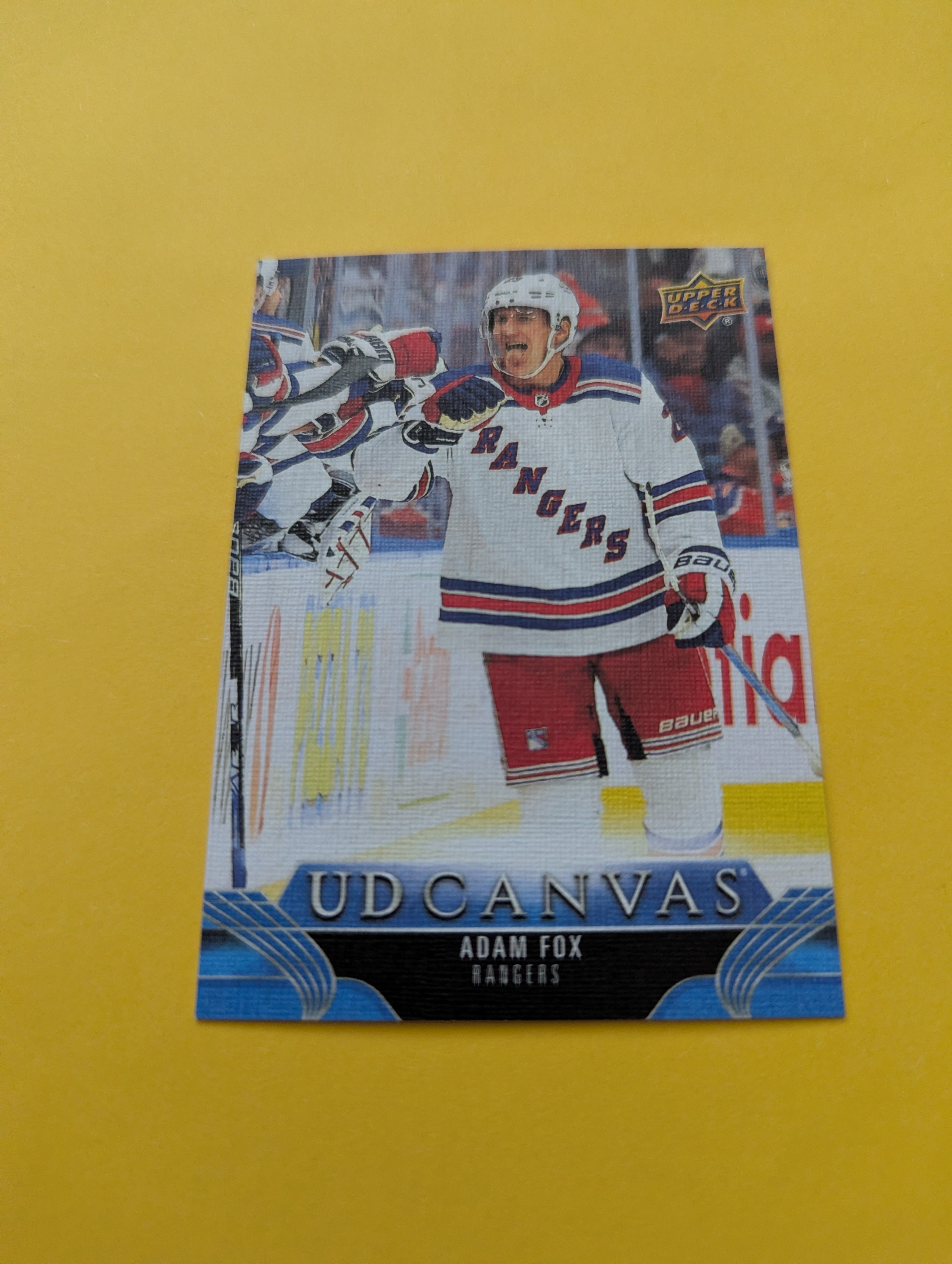 Adam Fox 23-24 Upper Deck UD Canvas Card