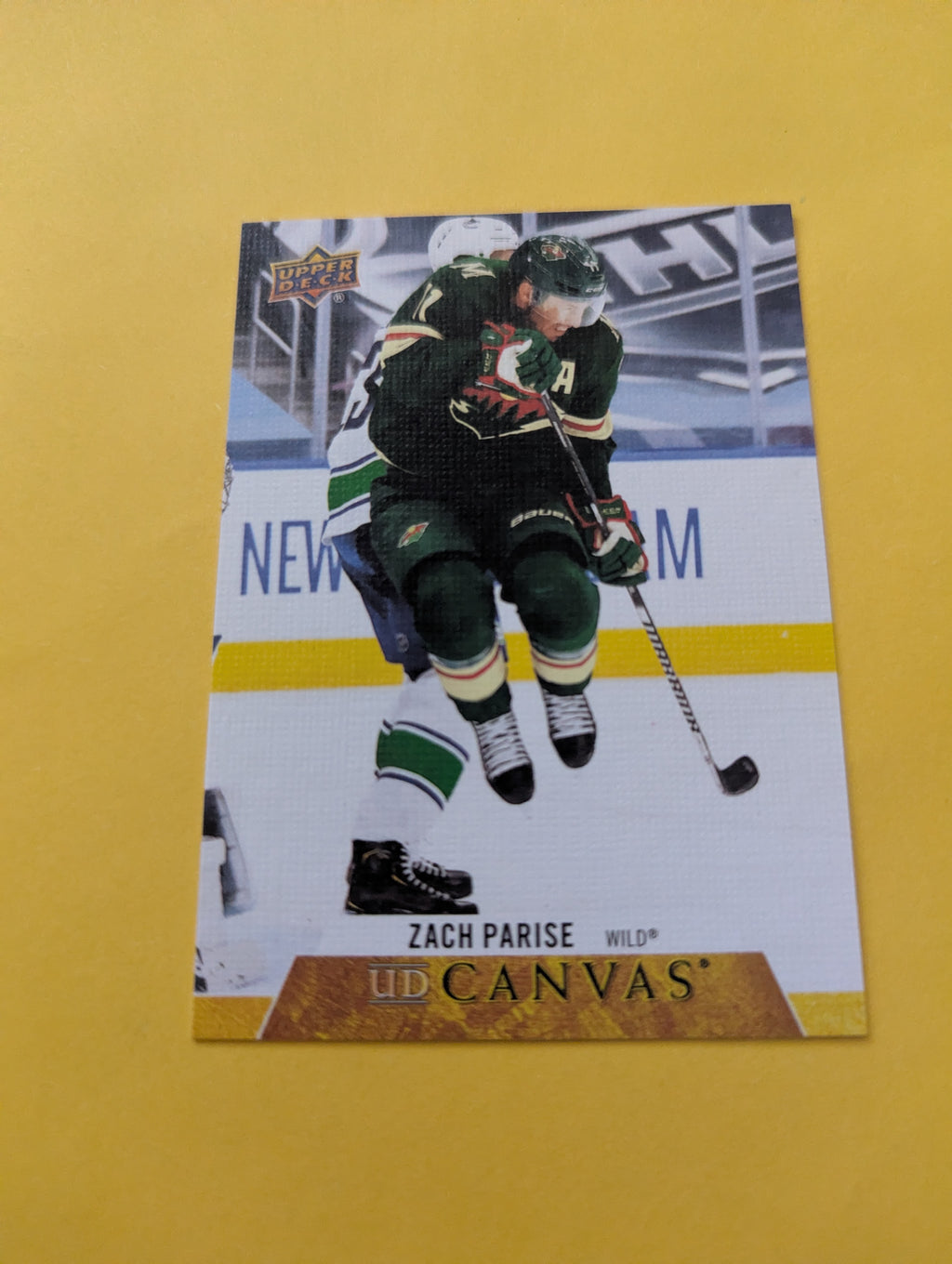 Zach Parise 20-21 Upper Deck UD Canvas Card