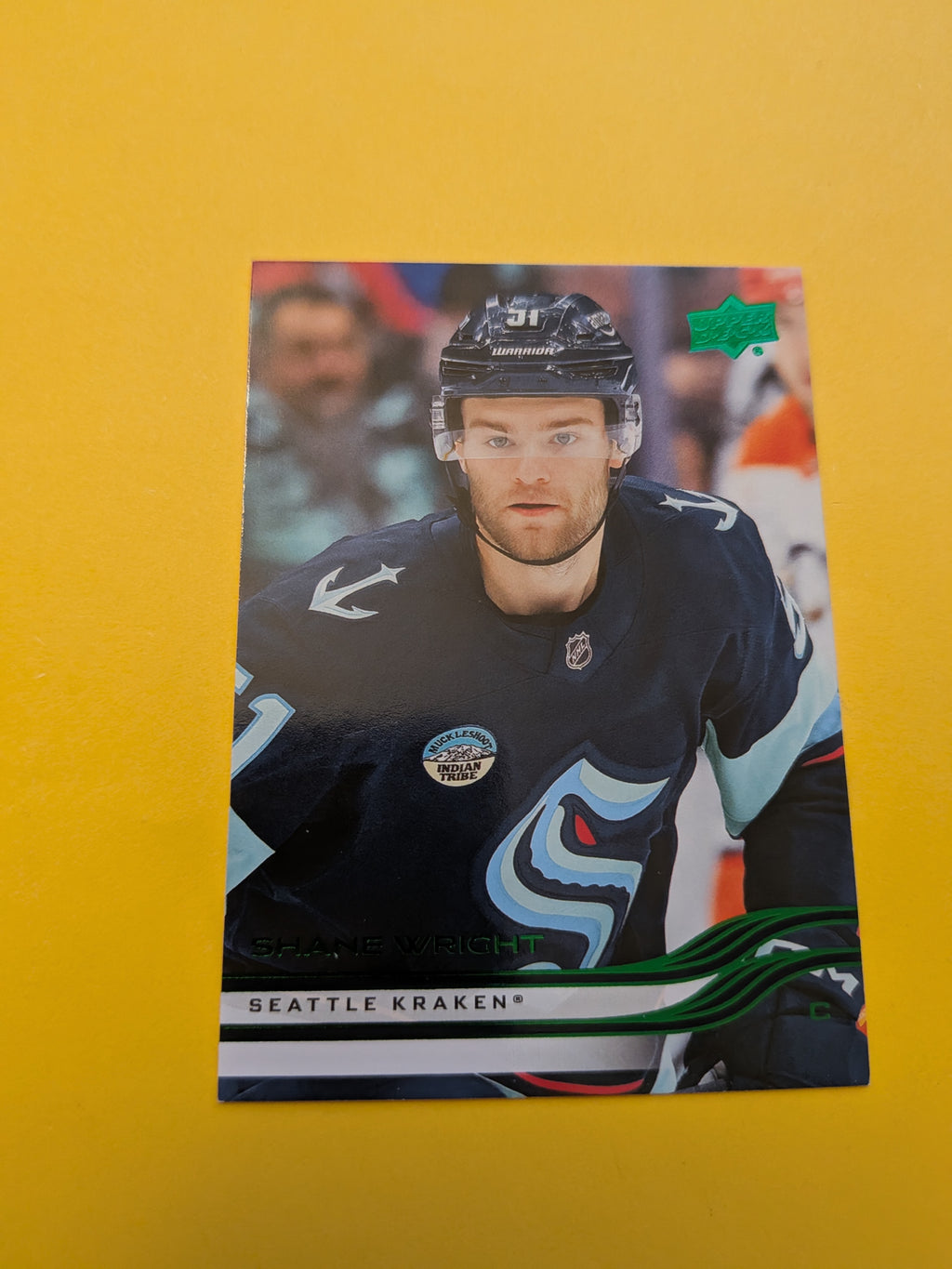 Shane Wright 25-26 Upper Deck Green Holiday Card