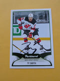 Ty Smith Signed New Jersey Devils Card A