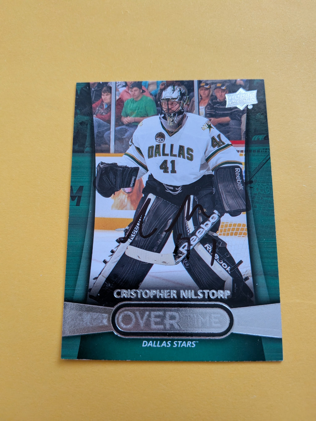 Christopher Nilstorp Signed Dallas Stars Rookie Card B