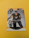 Gord Dineen Signed Pittsburgh Penguins Card