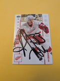 Kris Draper Signed Detroit Red Wings Card B