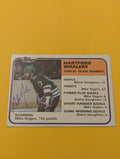 Mike Rodgers Signed Hartford Whalers Card