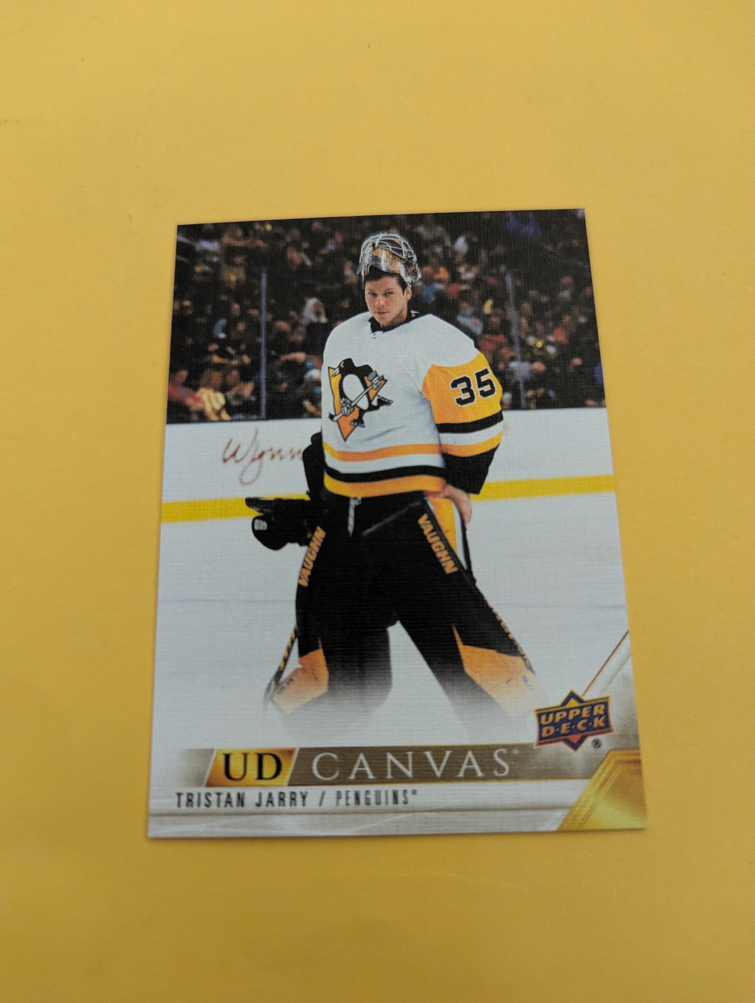 Tristan Jarry 22-23 Upper Deck UD Canvas Card