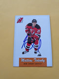 Mattias Tedenby Signed New Jersey Devils Card A